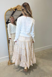 Antique Stripes Skirt Latte