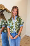 Fall Hydrangea Top Olive