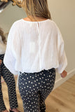 Good Intentions Cinched Top White
