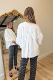 Cherished Embroidered Top White
