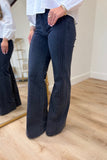 Hidden Happi Flare Jean Charcoal Wash