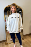 Freedom Legacy Reversible Mock Neck Sweatshirt Grey