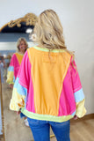 Cutting Edge Washed Terry Pullover Multi