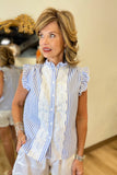 Lacy Days Striped Top