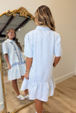 Sailthread Striped Dress Blue