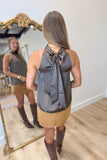 Elan Satin Halter Top Brown