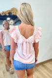 Summer Reunion Blouse Peach