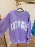 Lulu Mac Sweatshirt Lavender White Camo