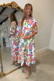 Umgee Cream Paisley Midi Dress RESTOCK