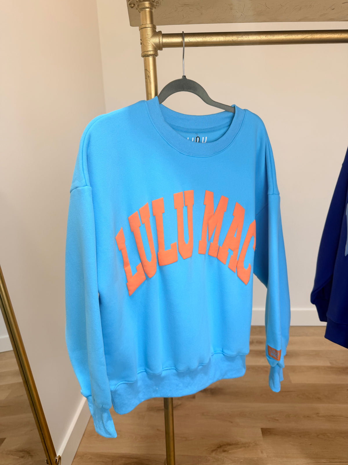 Lulu Mac Sweatshirt Blue & Orange