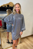 Ilse Dazzle Dress Plata