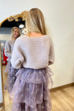 RD Style Dolema Crew Neck Sweater Silver Taupe