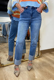Bayeas Rolled Hem Jean