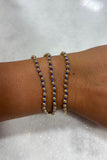 E Newton Hope Grateful Bracelet Blue Metallic