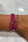 E Newton Hope Unwritten Bracelet Fuchsia (2 Sizes)