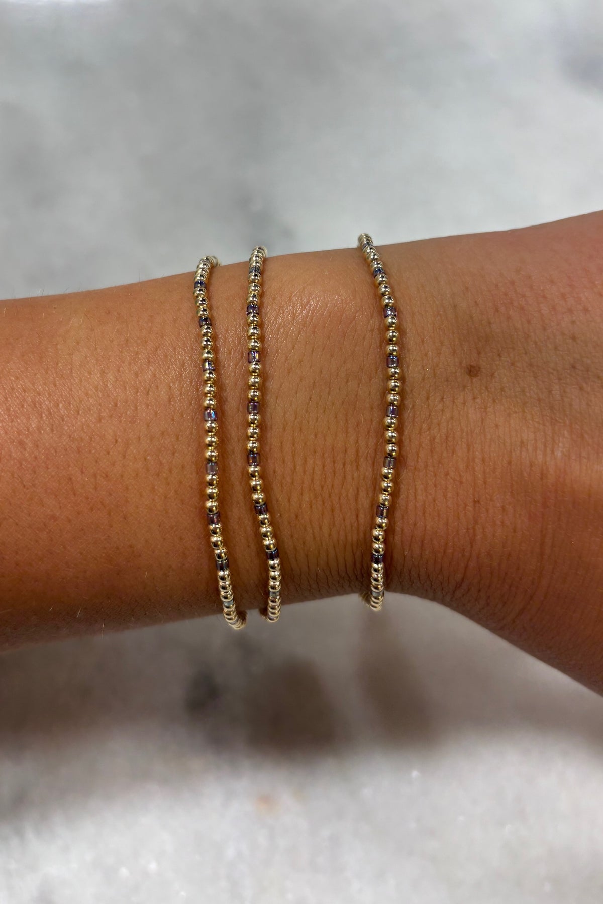 E Newton Hope Sincerity Bracelet Taupe With a Twist