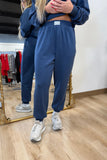 Gold Hinge Stone Navy LuxeSoft Jogger