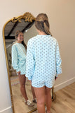 Dots in Motion Short Set Blue