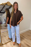 Spirit Day Blouse Brown