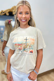 John 3:16 Clipart Graphic Tee White