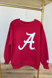 Lulu Mac Alabama Sweatshirt Crimson