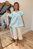 APNY Cropped Wide Leg Pant Natural