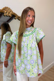 Umgee Daydream Sleeveless Top Sage