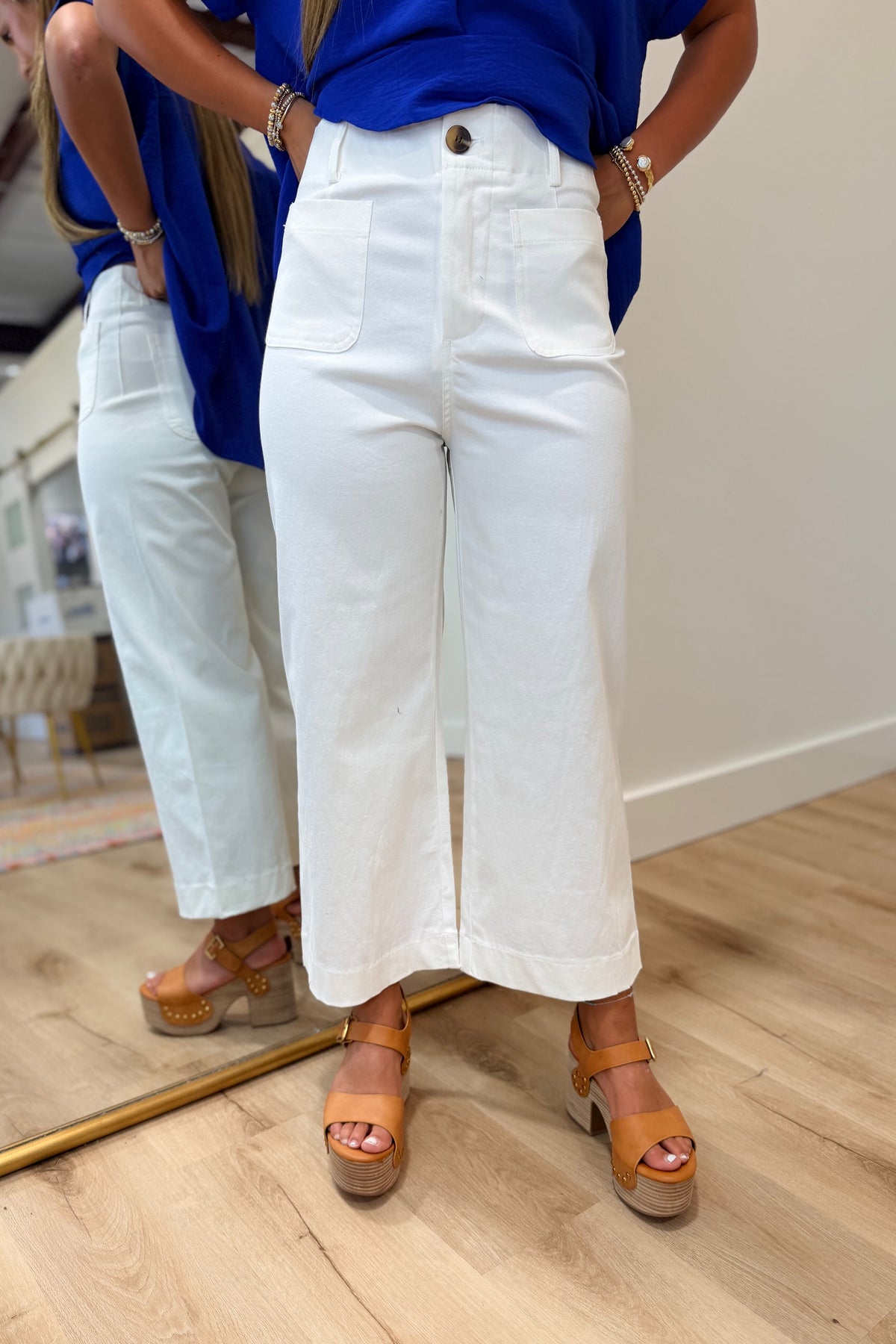 Patch Perfect Jean White