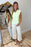 Honeydew Hues Sweater Tank