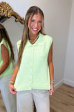 Honeydew Hues Sweater Tank
