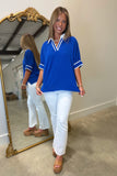 Easy Comfort Blouse Royal