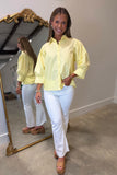 Sunshine Saturday Button Down Shirt Yellow