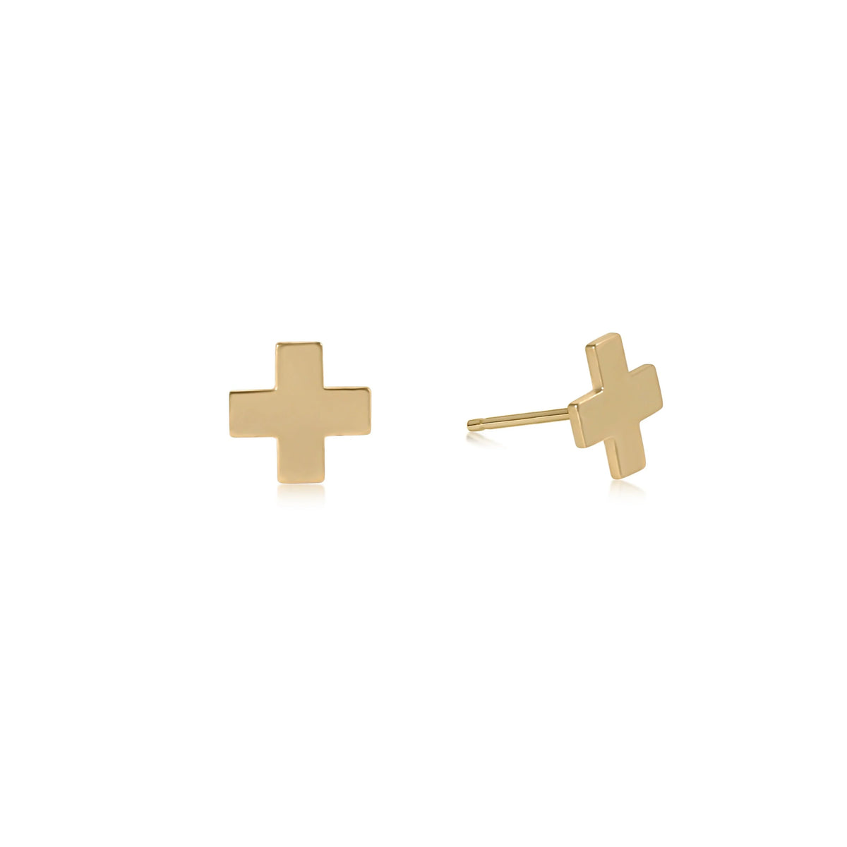 E Newton Signature Cross Earrings
