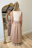Rustic Weekend Belted Dress Brown