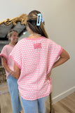 Check on Me Top Pink