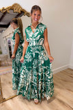 Garden Greenery Maxi Dress