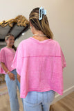 Summer Finale Pocket Top Pink