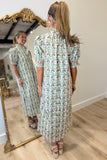 Gore Garden Midi Dress Green