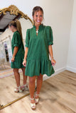 Hunter Green Harvest Dress