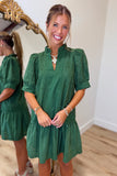 Hunter Green Harvest Dress