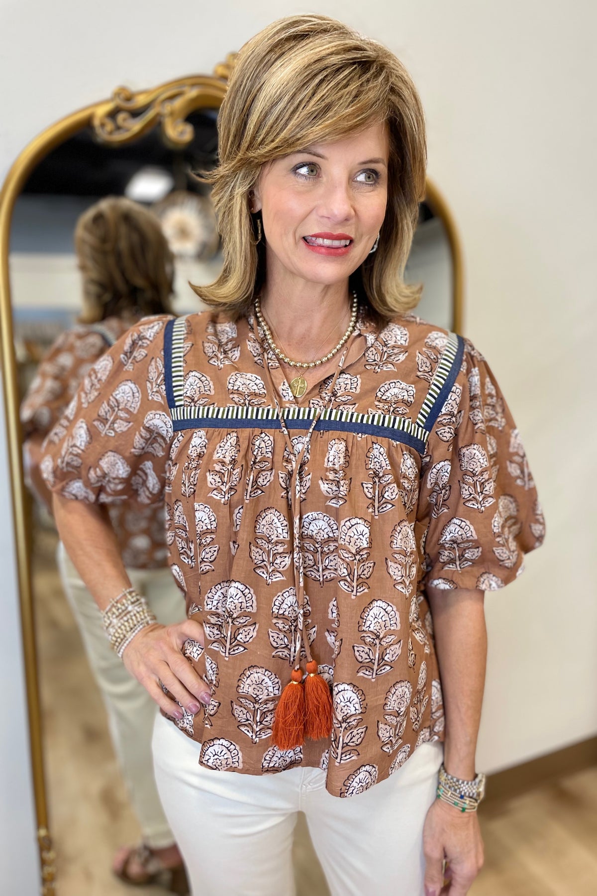 Harvest Special Print Blouse