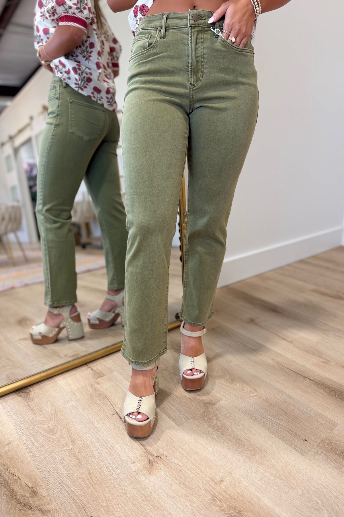 Dear John Anika Jeans Olive Branch