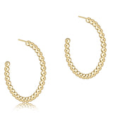 E Newton Beaded Class 1.25" Post Hoop Various