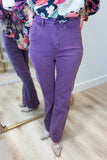 Bayeas Hise Rise Bootcut Jean Plum