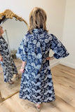 Boho Chic Embroidered Denim Dress