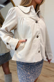 Fall Staple Jacket Top Beige