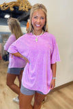 Color Rush Tee Bright Mauve