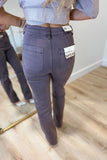 Bayeas Hise Rise Bootcut Jean Brown