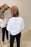 Dylan Marnie Eyelet Top White
