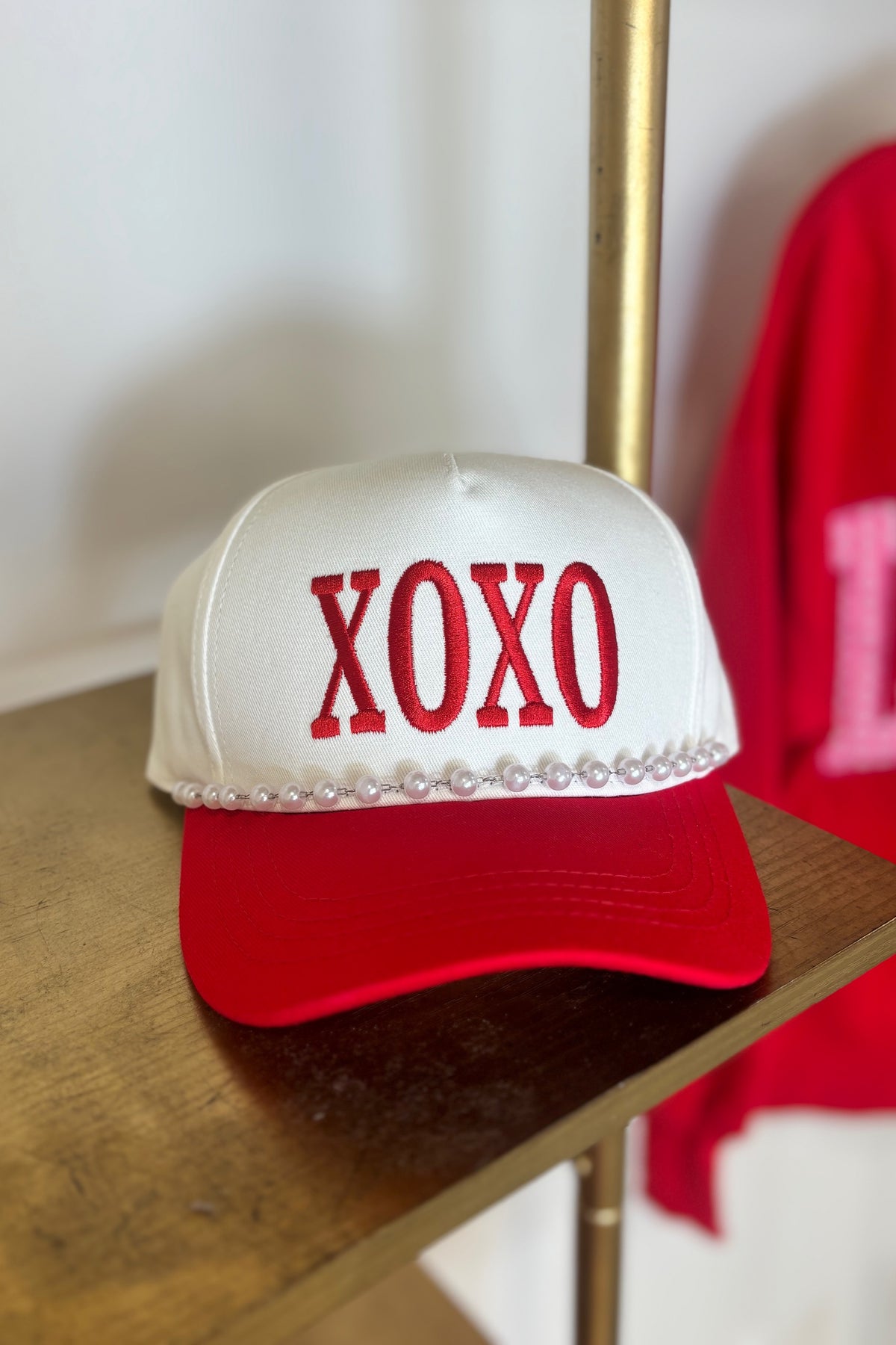 Lulu Mac XOXO Cap Red
